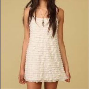 Free People ruffle cami dress
